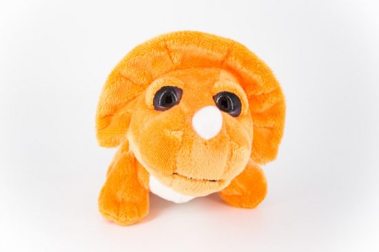 Triceratops plush orange - Image 2