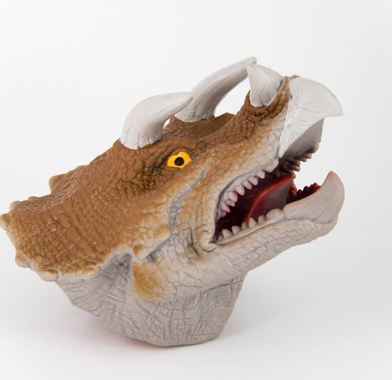 Triceratops puppet
